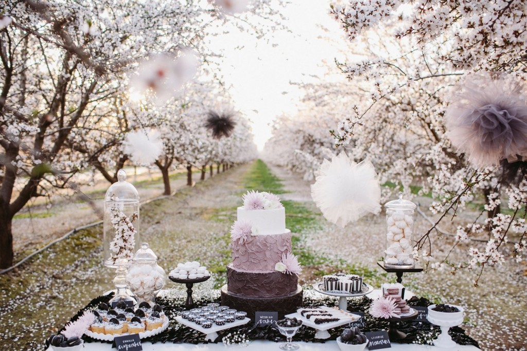 almond orchard wedding inspiration