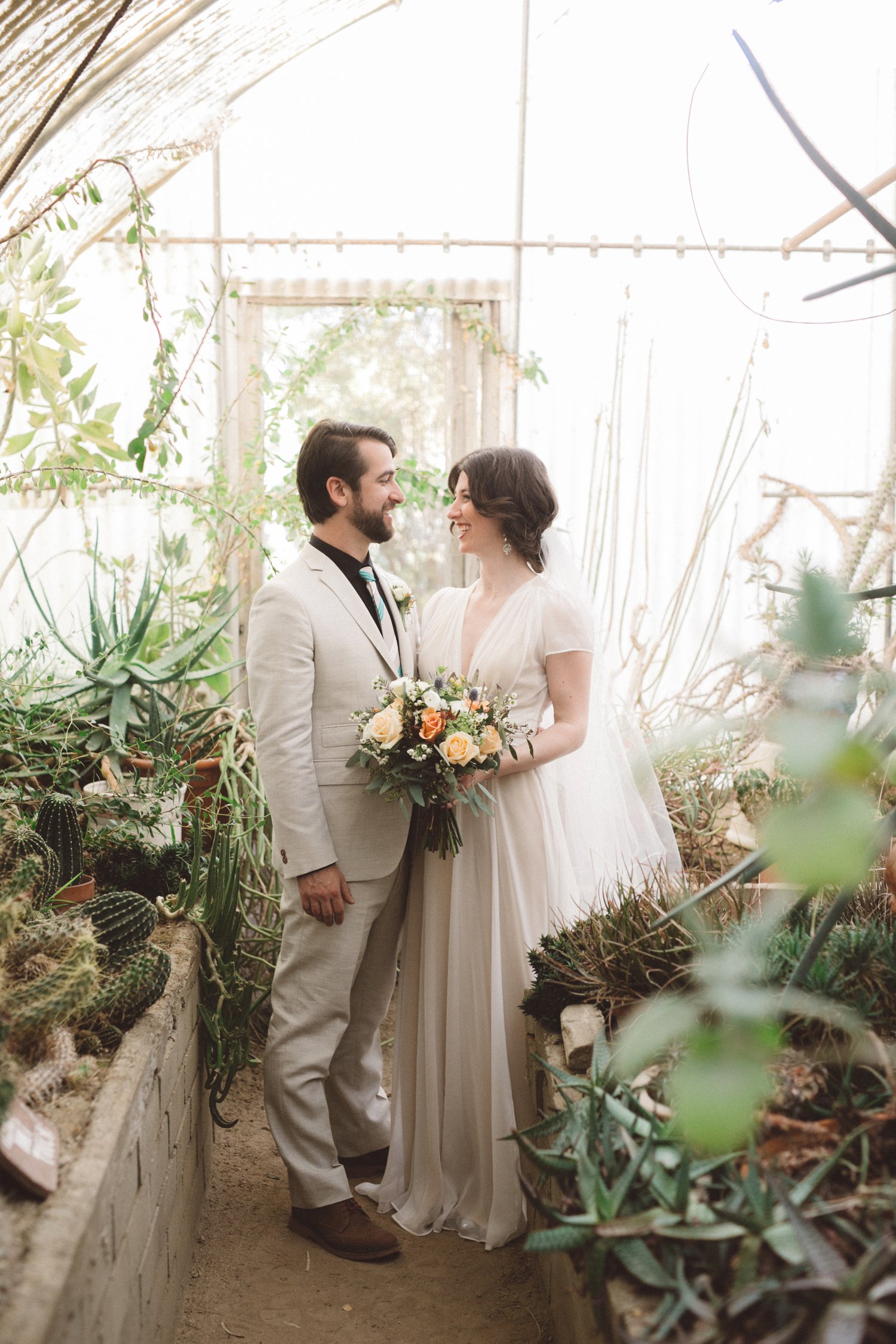 Palm Springs greenhouse wedding