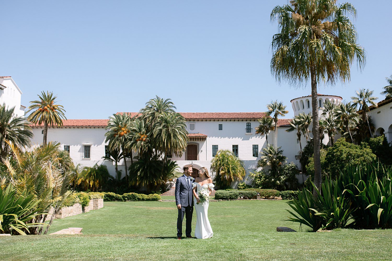 Santa Barbara Courthouse elopement photographer