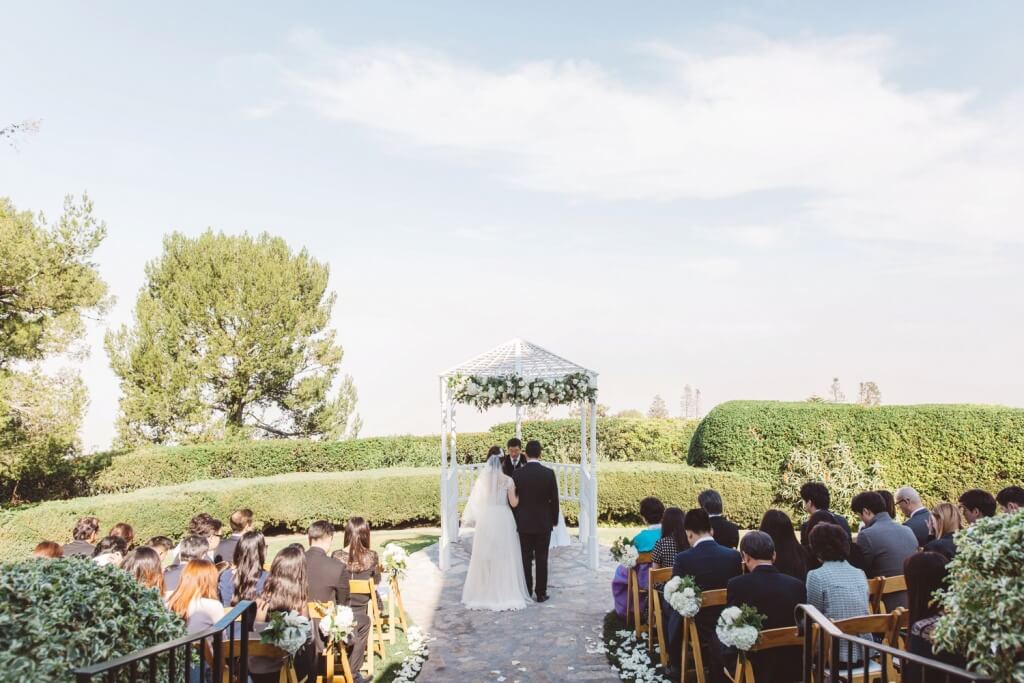 Palos Verdes wedding ceremony photos