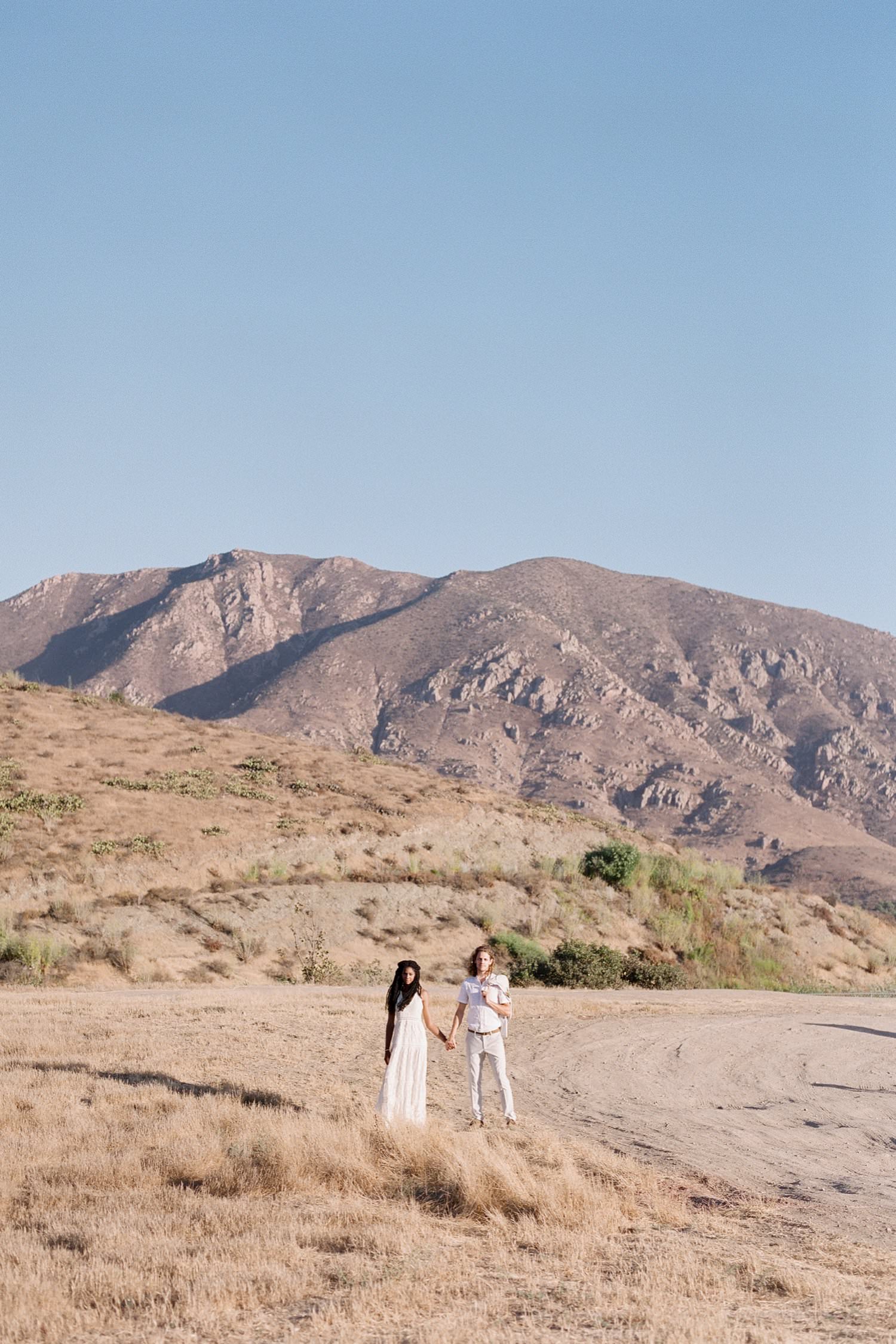 California desert wedding photos