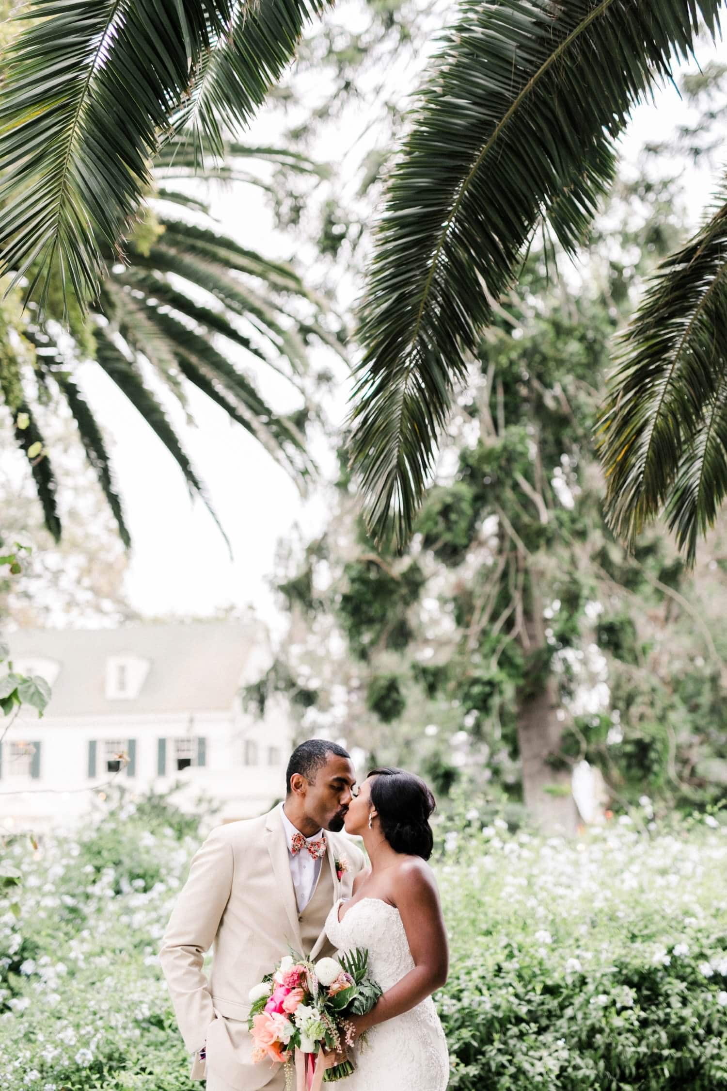 Tropical wedding in Southern California