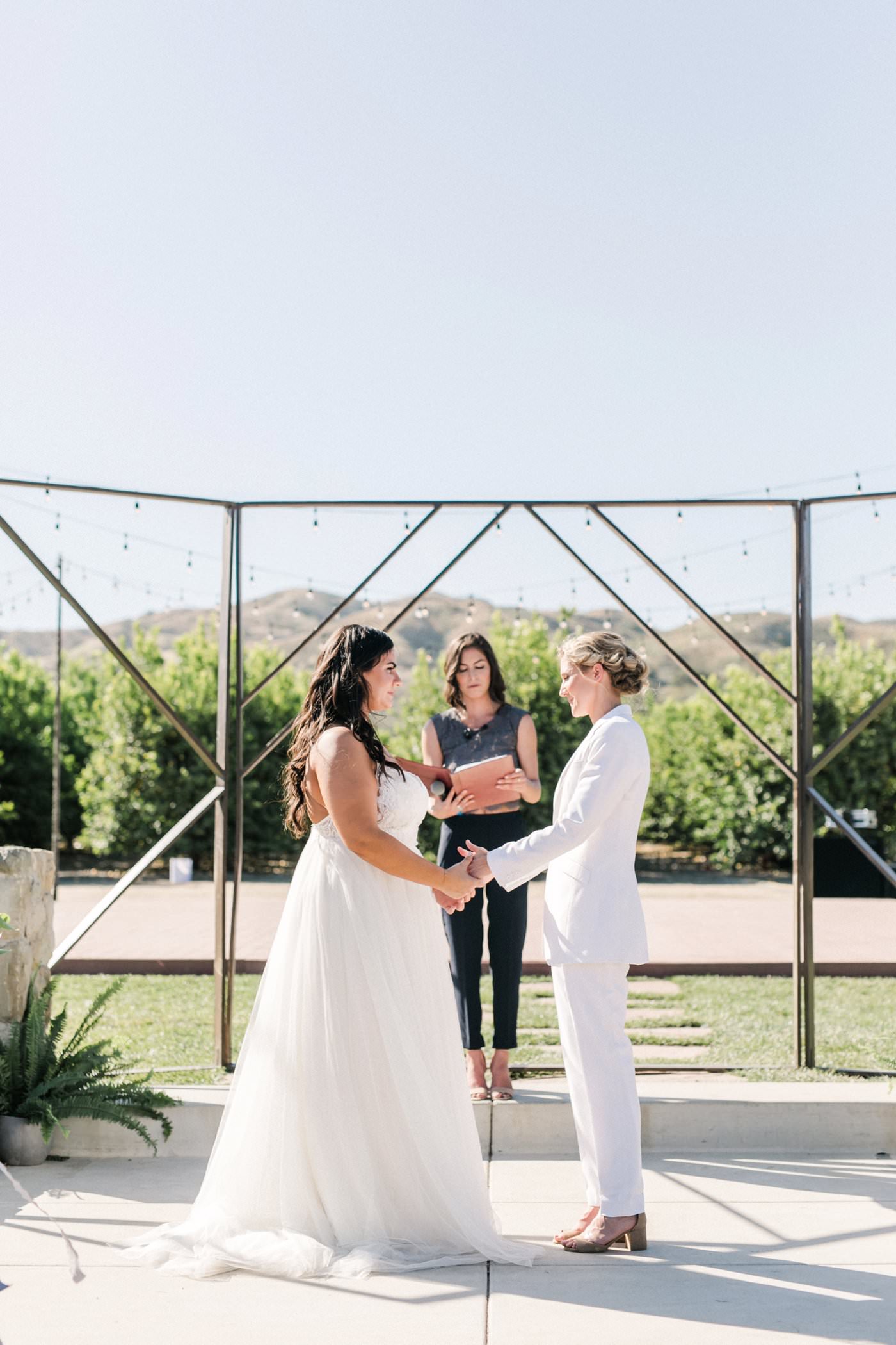 Limoneira Ranch wedding ceremony photos