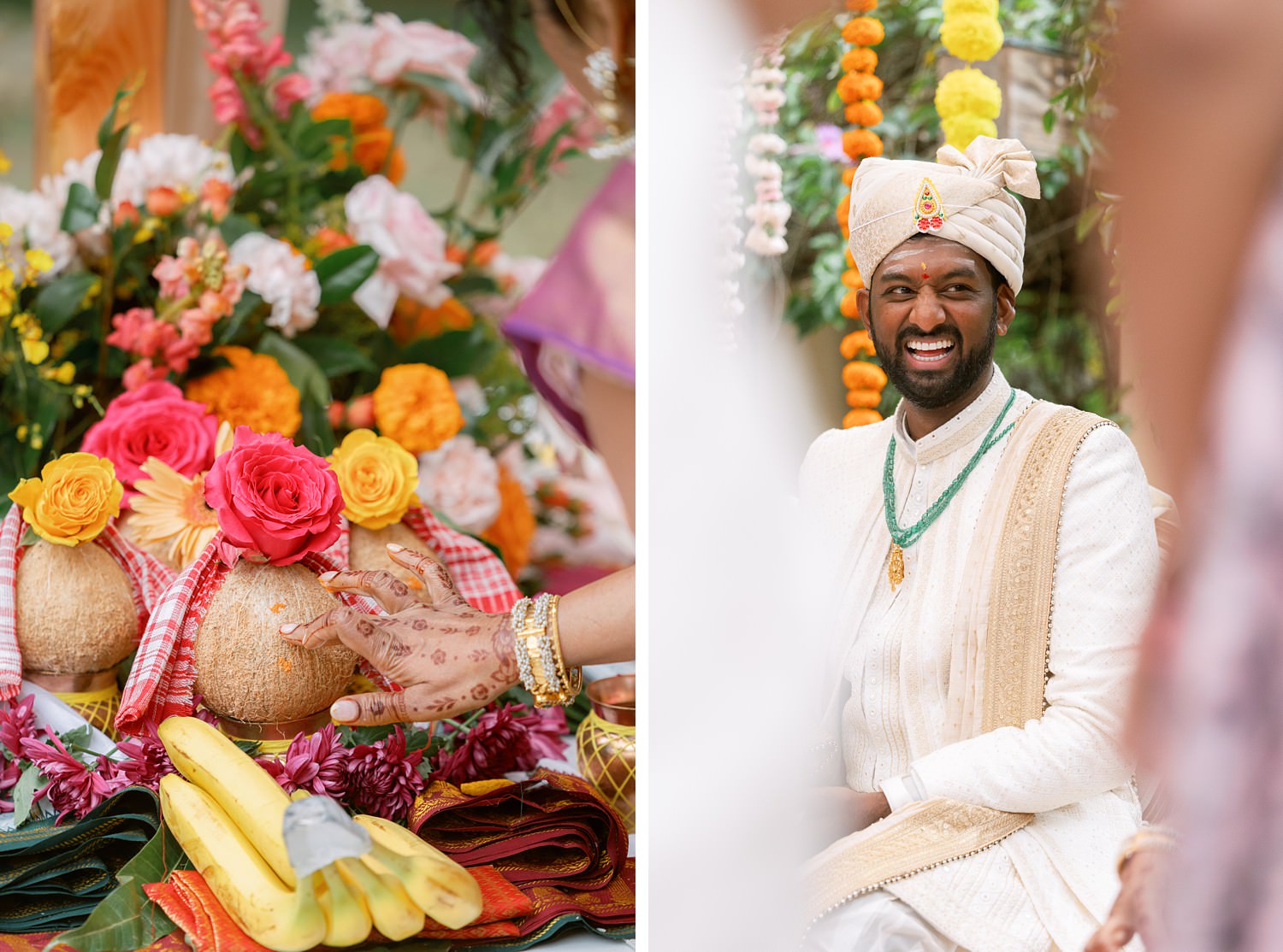 Santa Barbara South Asian wedding ceremony