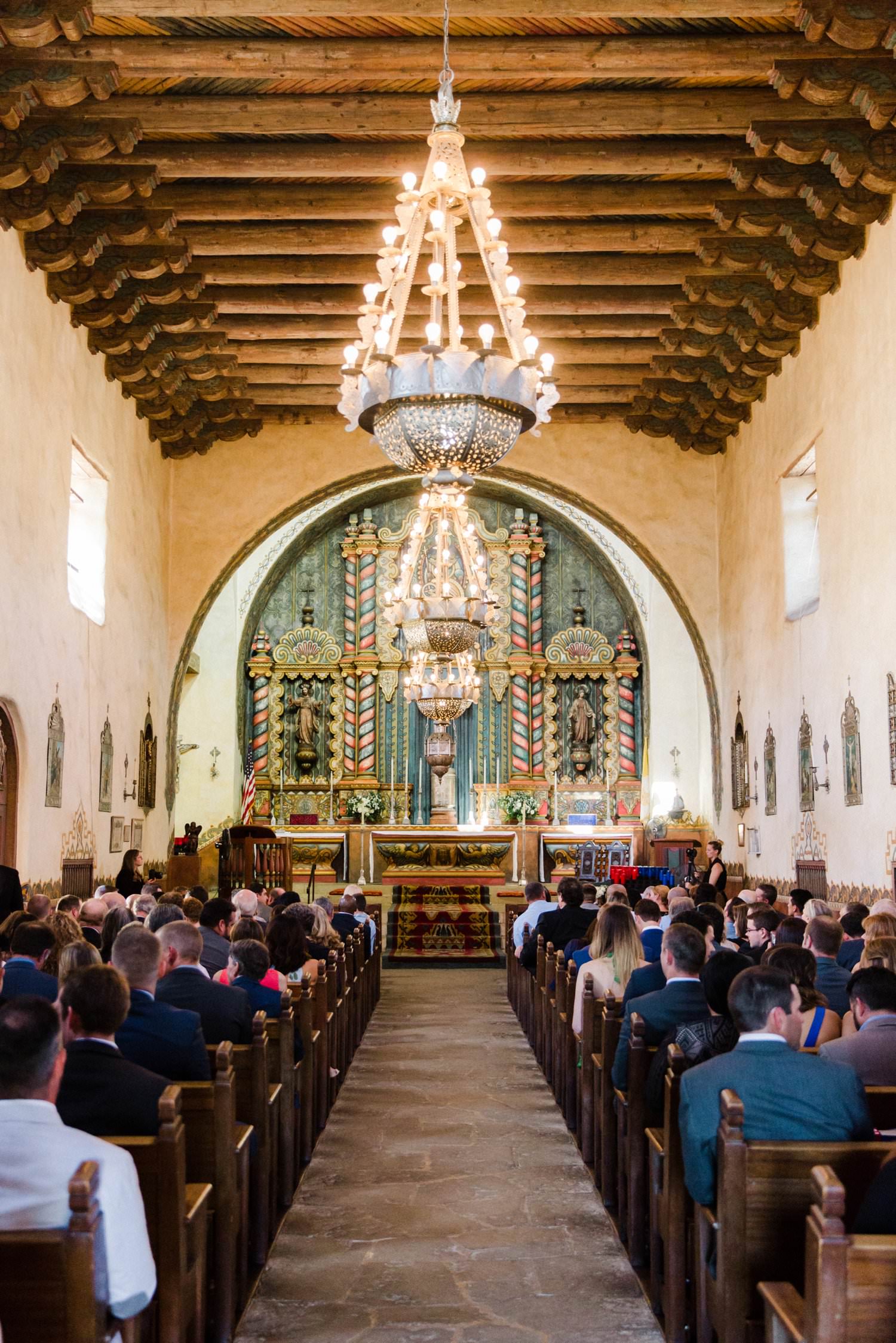 Our Lady of Mount Carmel church wedding ceremony