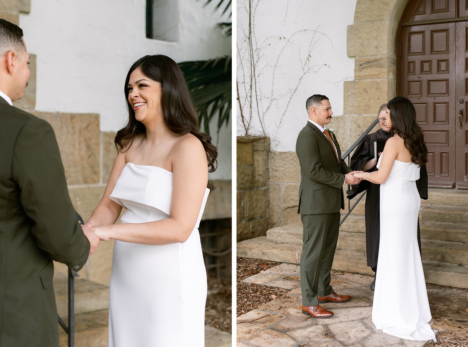 Santa Barbara Courthouse elopement photos