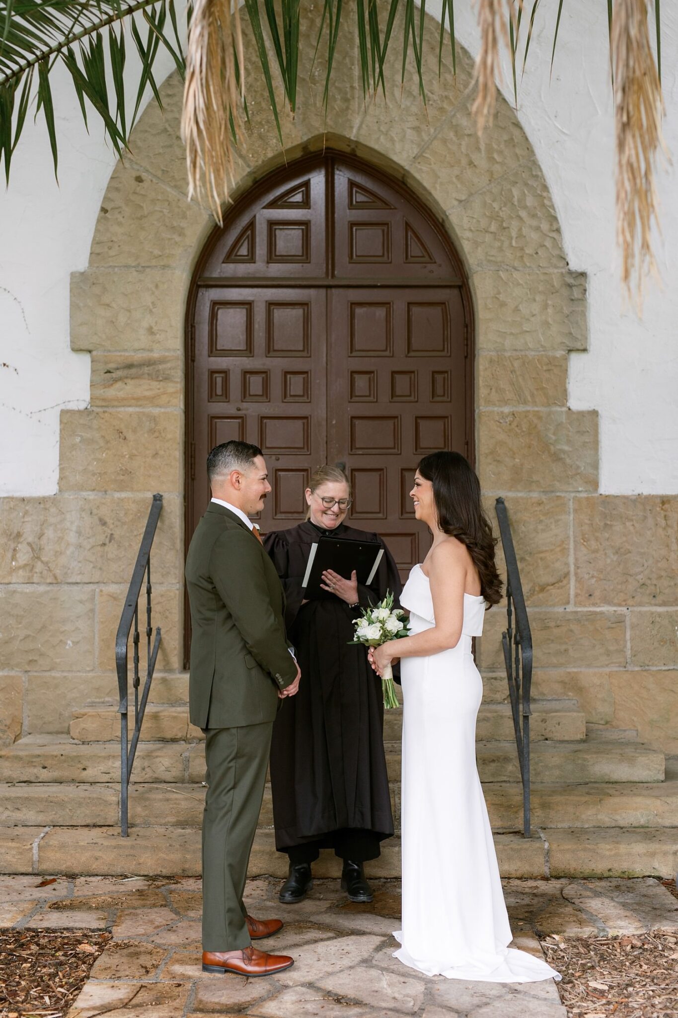 Santa Barbara Courthouse elopement photos