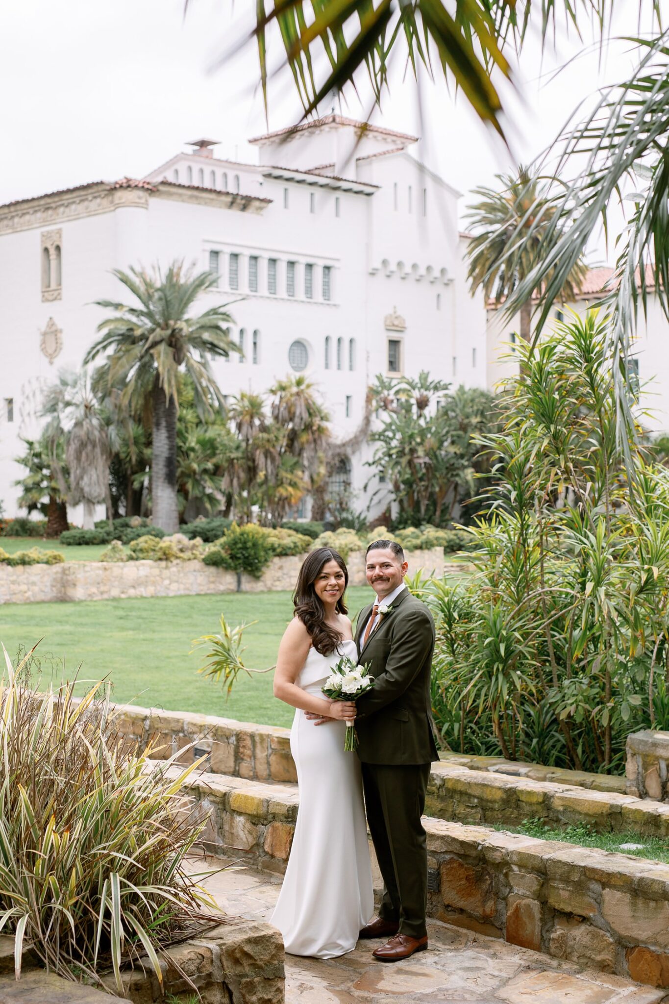 Santa Barbara Courthouse elopement photos