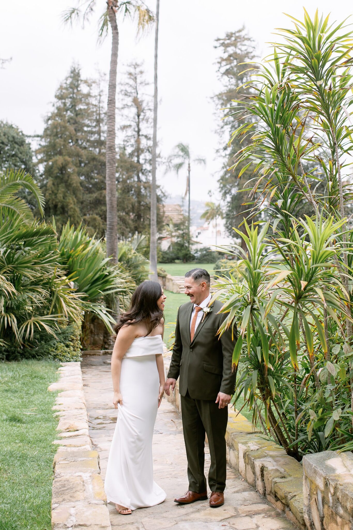 Santa Barbara Courthouse elopement photos