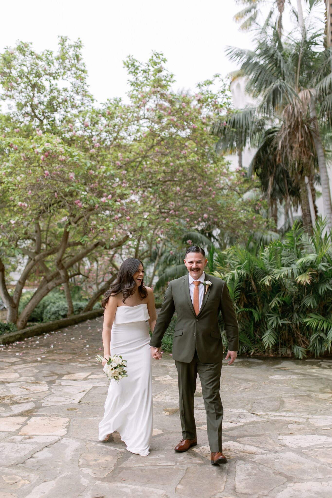 Santa Barbara Courthouse elopement photos