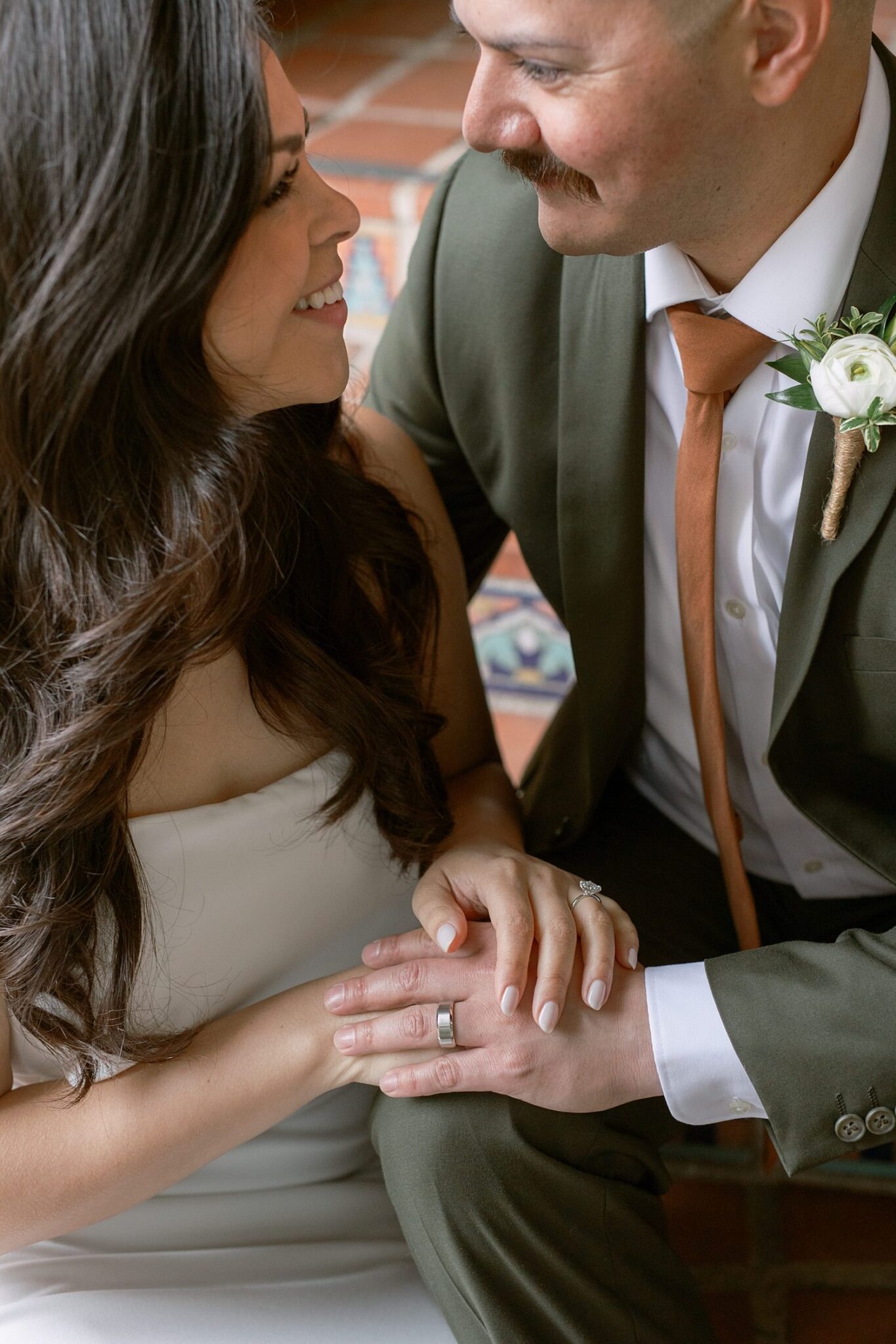 Santa Barbara Courthouse elopement photos