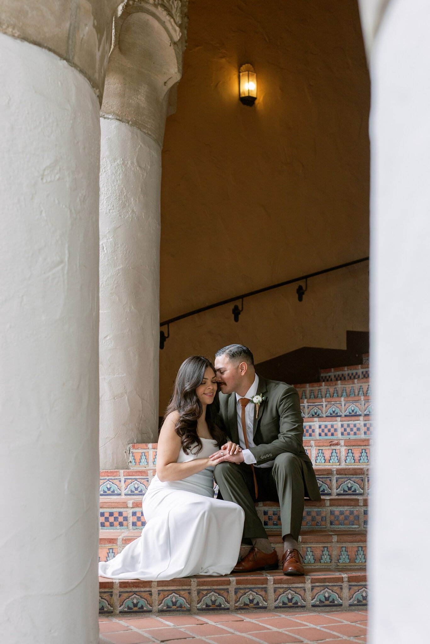 Santa Barbara Courthouse elopement photos