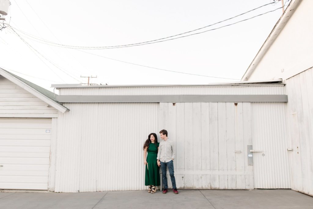 intimate home engagement session
