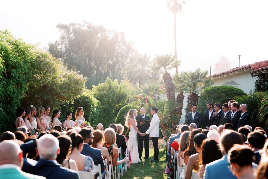 Palm Springs wedding ceremony ideas