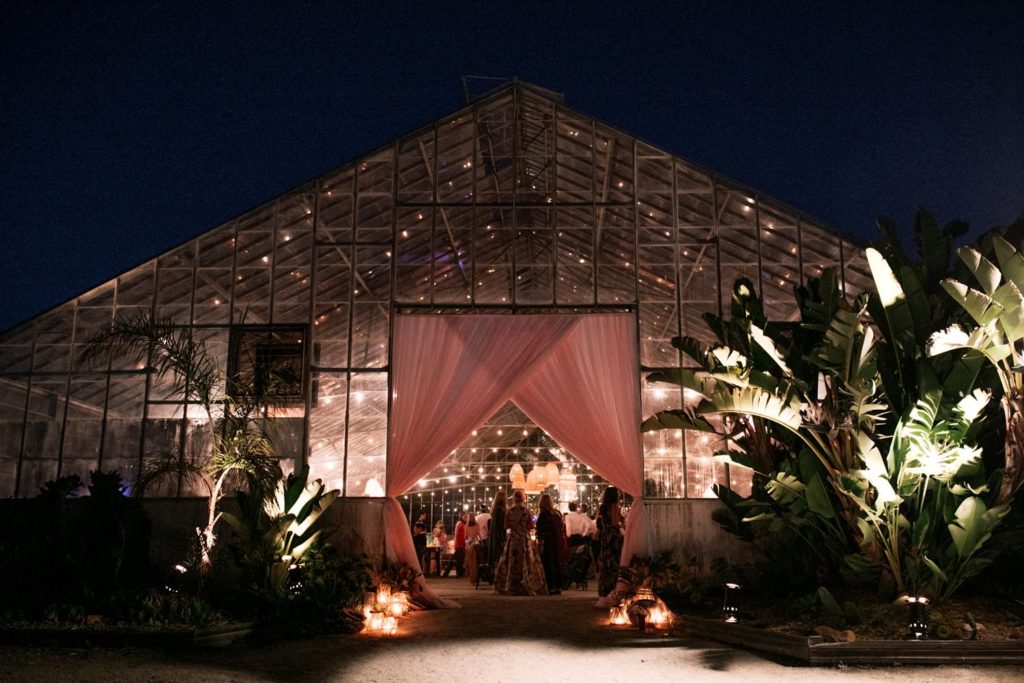 Dos Pueblos Orchid Farm wedding reception