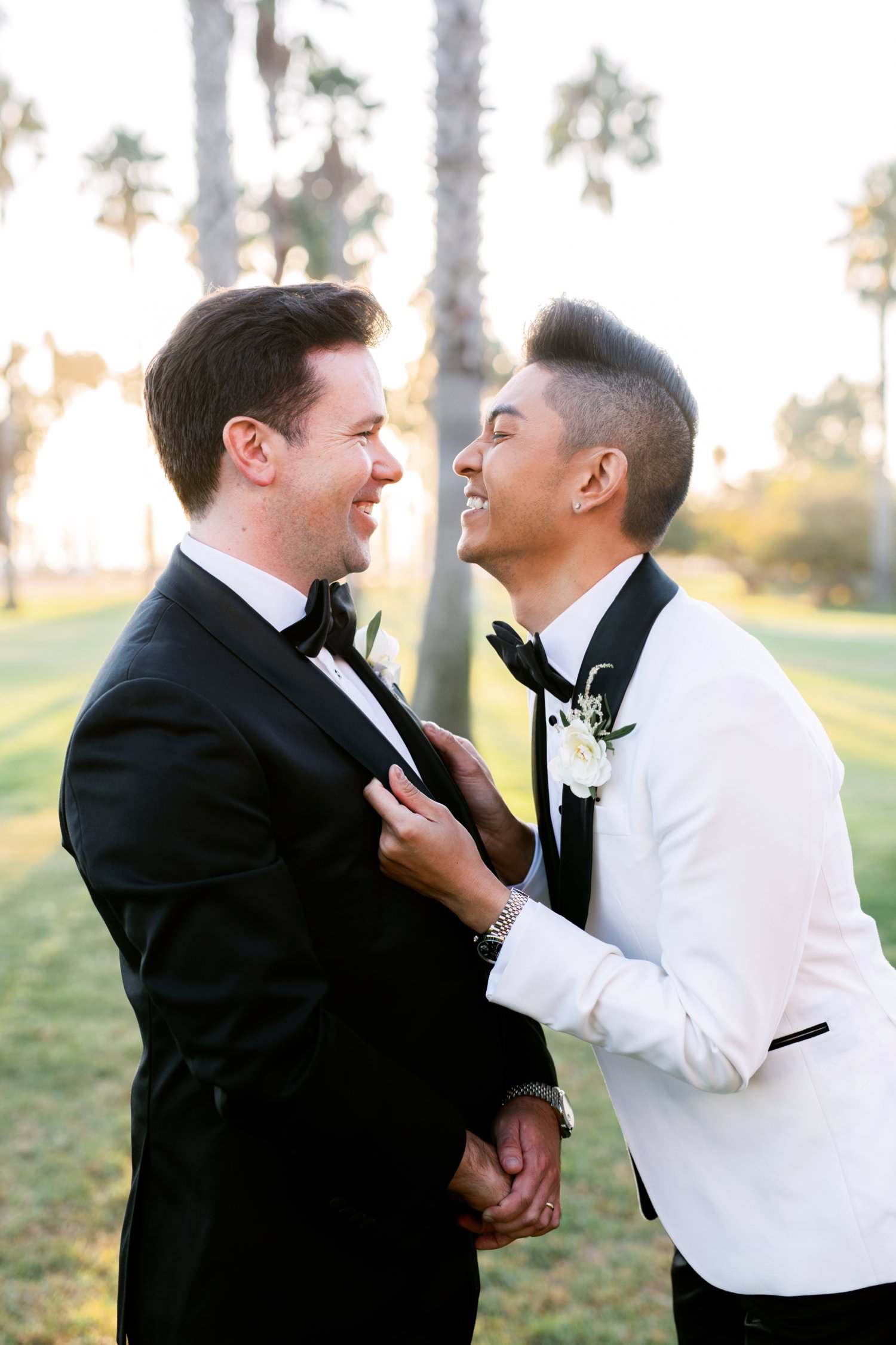 Same sex wedding photos Santa Barbara