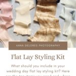 Wedding photography flat lay styling kit