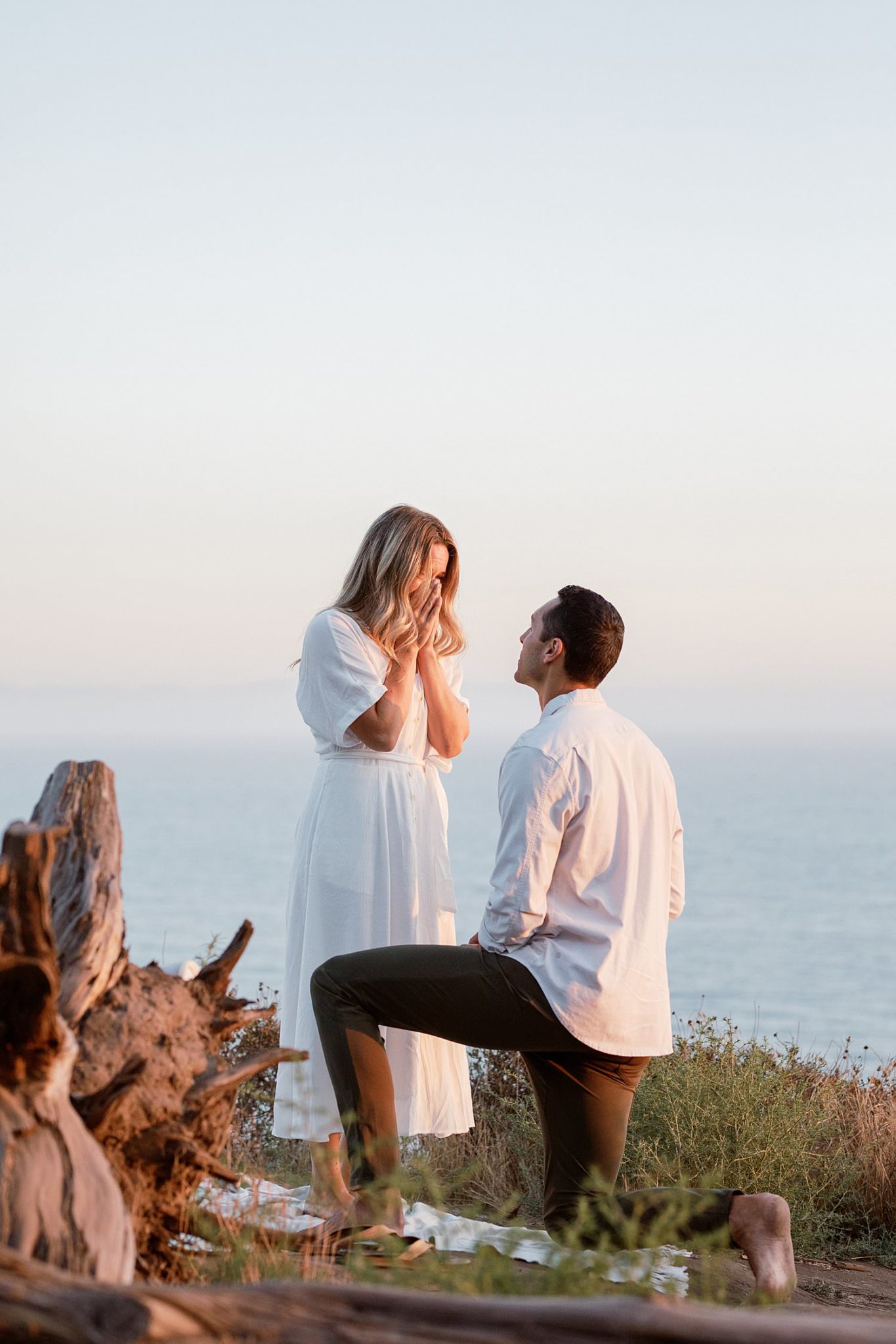 Santa Barbara surprise proposal photos