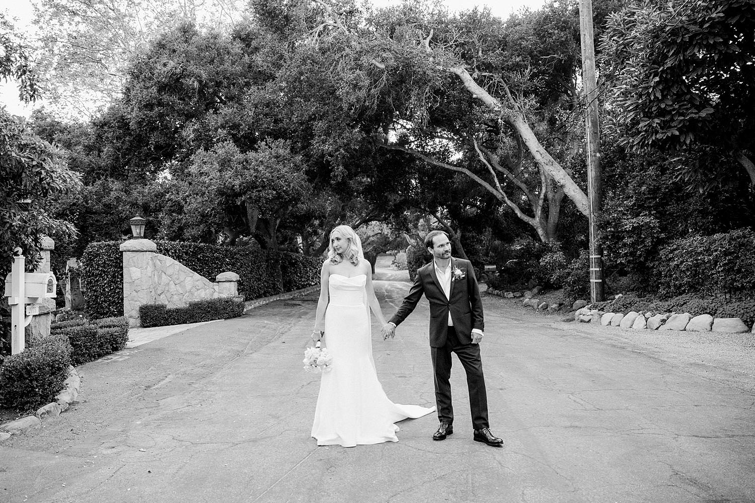 Montecito elopement wedding photos
