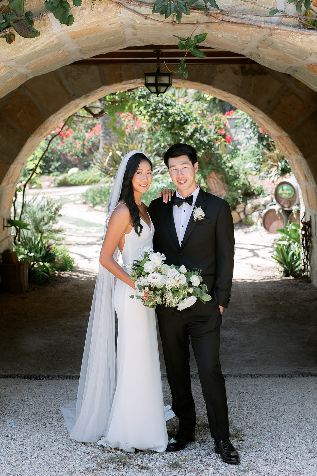 Santa Barbara estate wedding photos