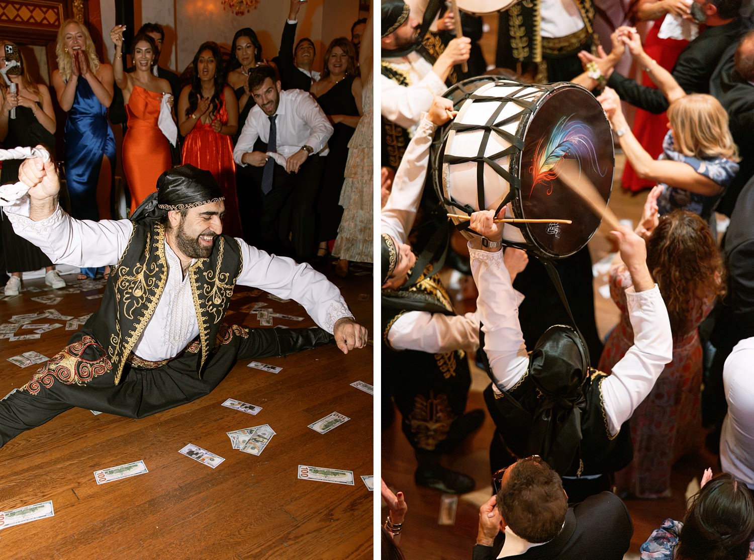 Lebanese Zaffa wedding dancers