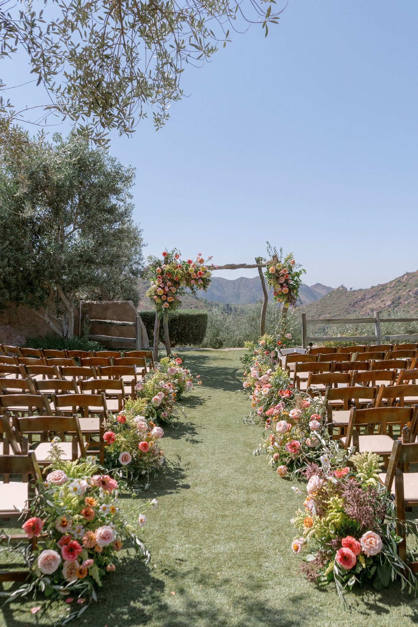 Cielo Farms wedding ceremony photos