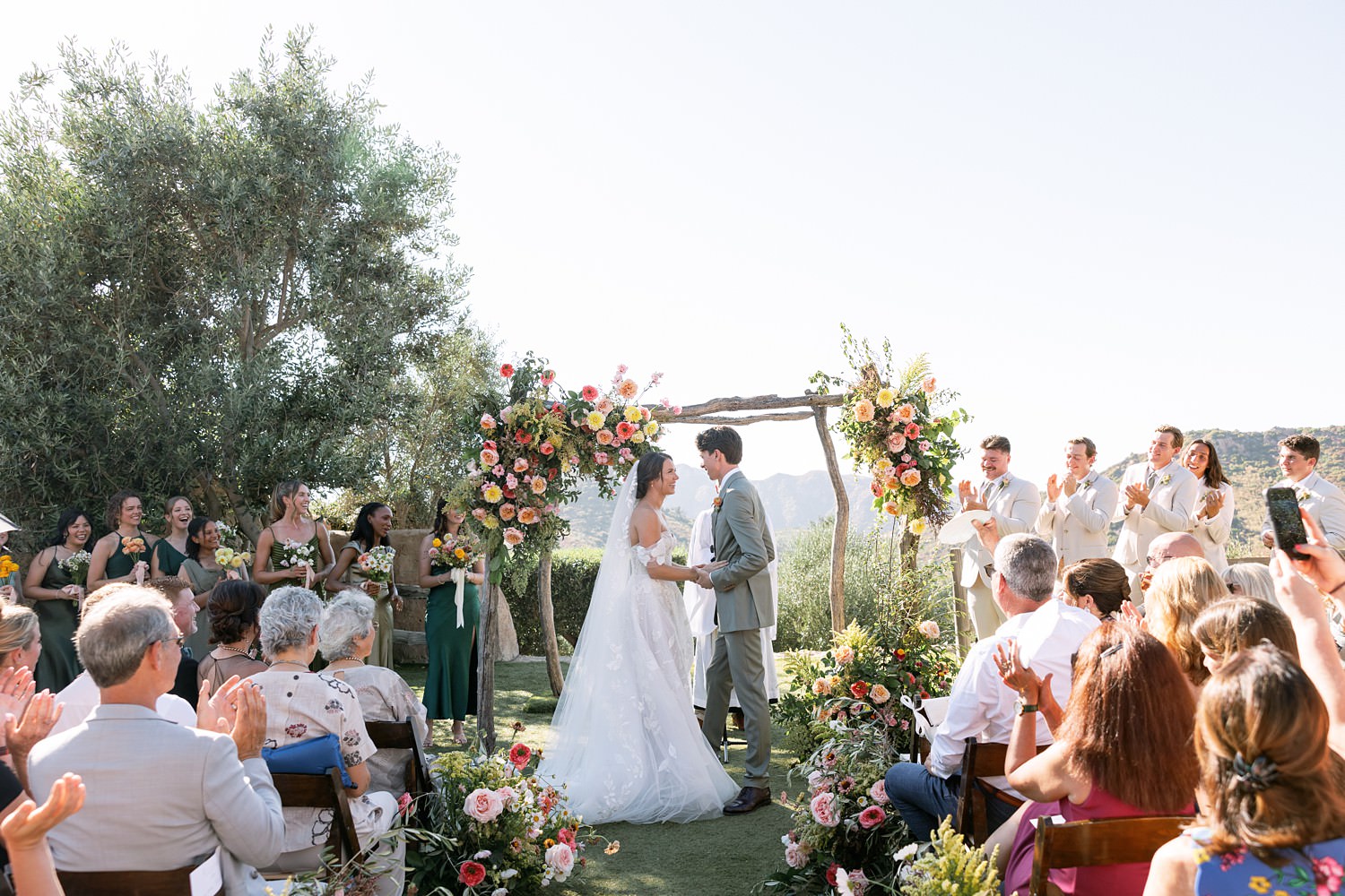 Cielo Farms wedding ceremony photos