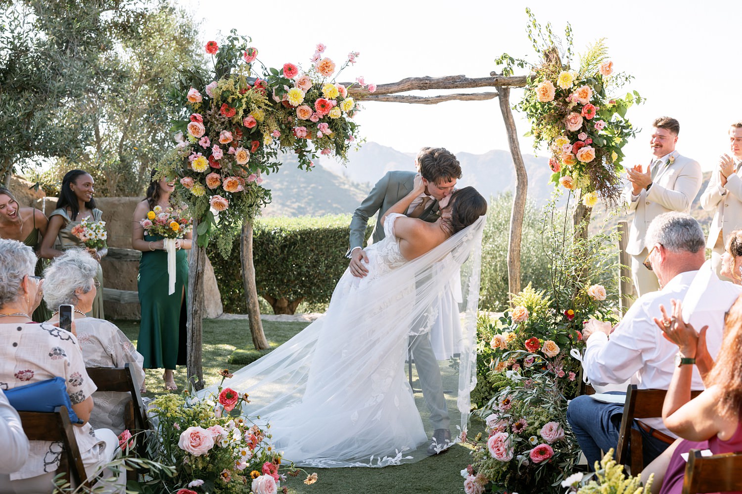 Cielo Farms wedding ceremony photos
