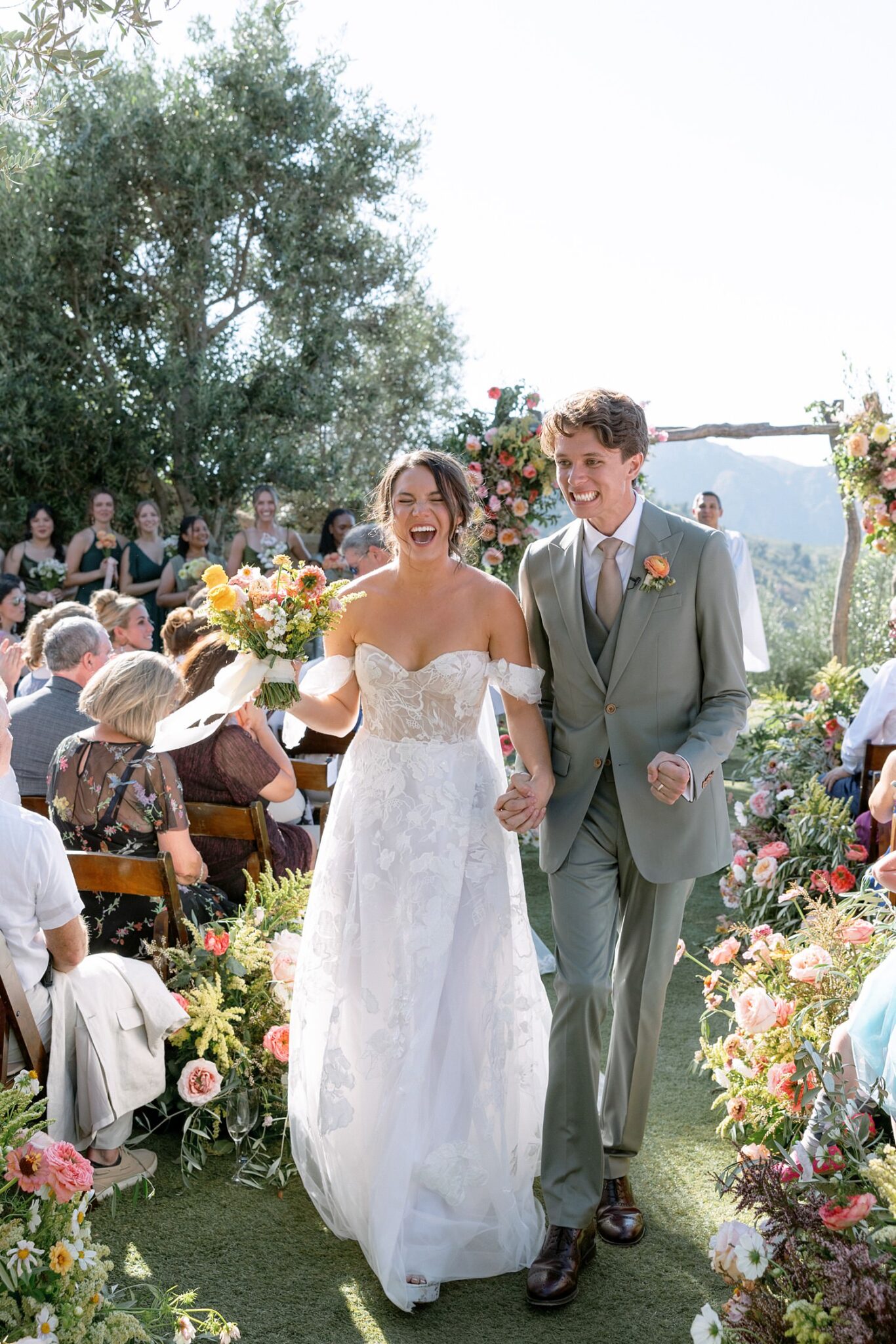 Cielo Farms wedding ceremony photos