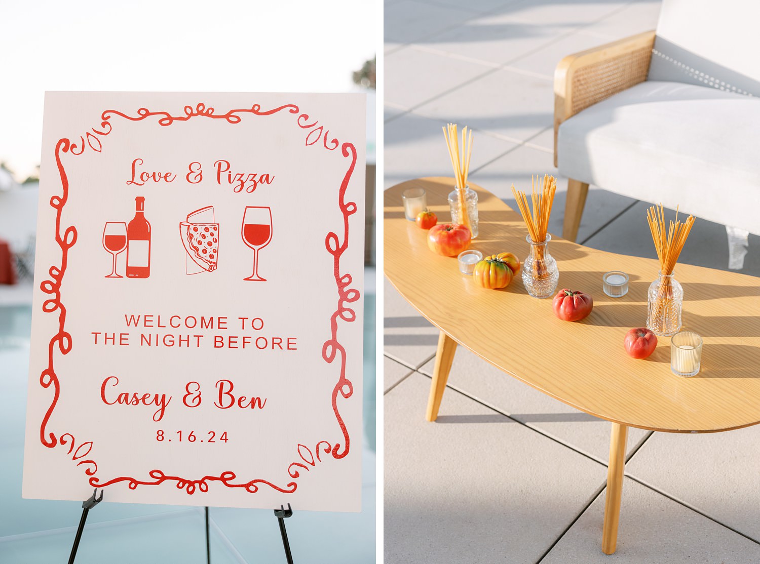 Santa Barbara rehearsal dinner ideas
